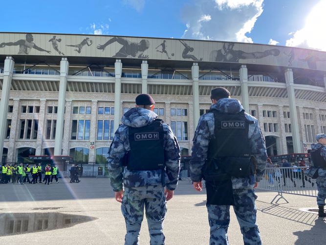 Правопорядок на футбольных матчах РПЛ в столице обеспечили сотрудники Росгвардии