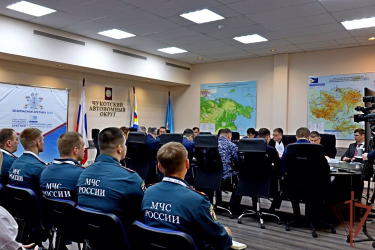 На Чукотке росгвардейцы приняли участие в мероприятиях завершающего дня  учений «Безопасная Арктика-2023» 