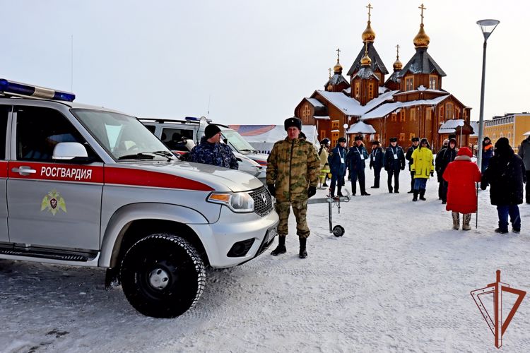 На Чукотке росгвардейцы приняли участие в мероприятиях завершающего дня  учений «Безопасная Арктика-2023» 