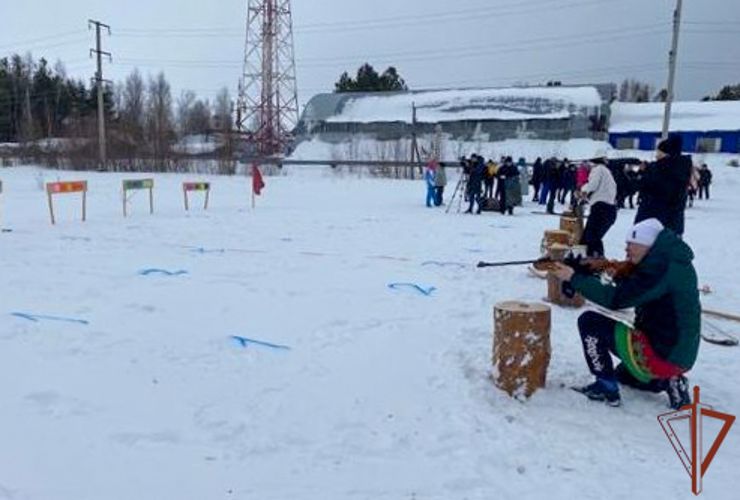 В соревнованиях по национальным видам спорта в Югре первое место занял сотрудник Росгвардии