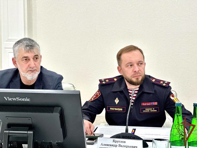 Офицер Росгвардии принял участие в межрегиональной научно-практической конференции в Грозном