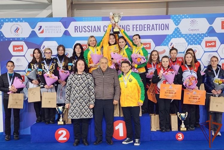 Спортсменка Росгвардии стала призером чемпионата России по кёрлингу 