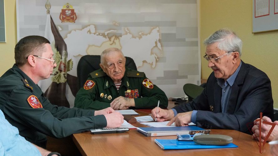 В Уральском округе Росгвардии состоялось заседание ветеранской организации