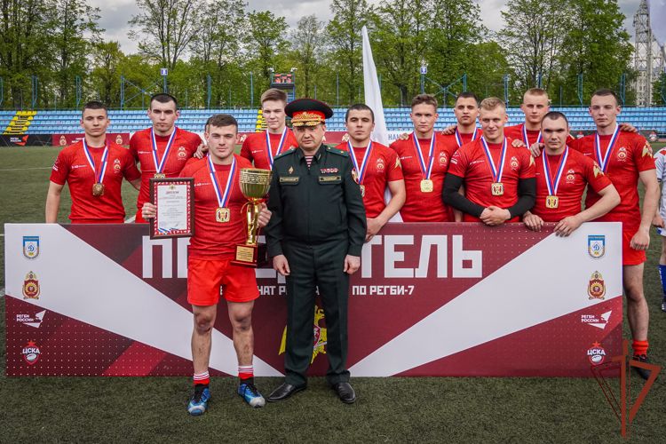 Чемпионат Росгвардии по регби-7 завершился в Санкт-Петербурге