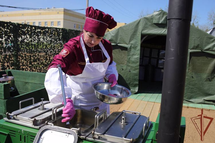 В Росгвардии проходит конкурс специалистов продовольственной службы