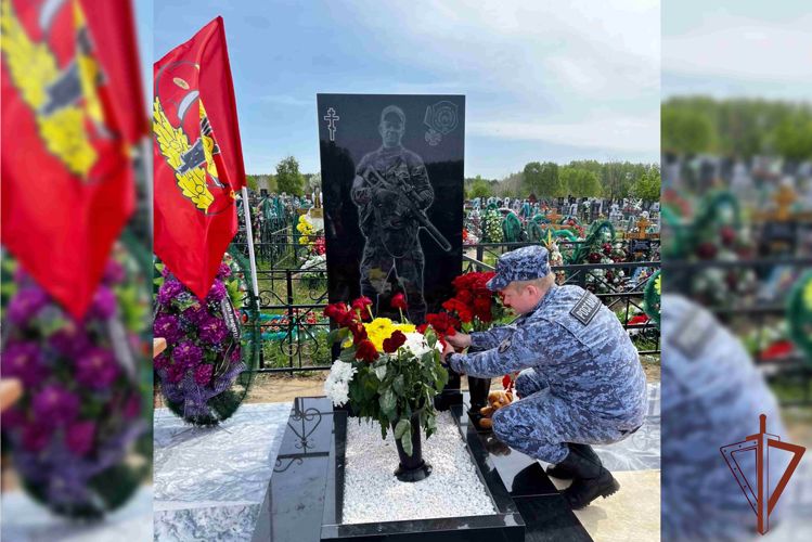 Память погибшего в ходе СВО бойца-спецназовца почтили Росгвардейцы в Зауралье