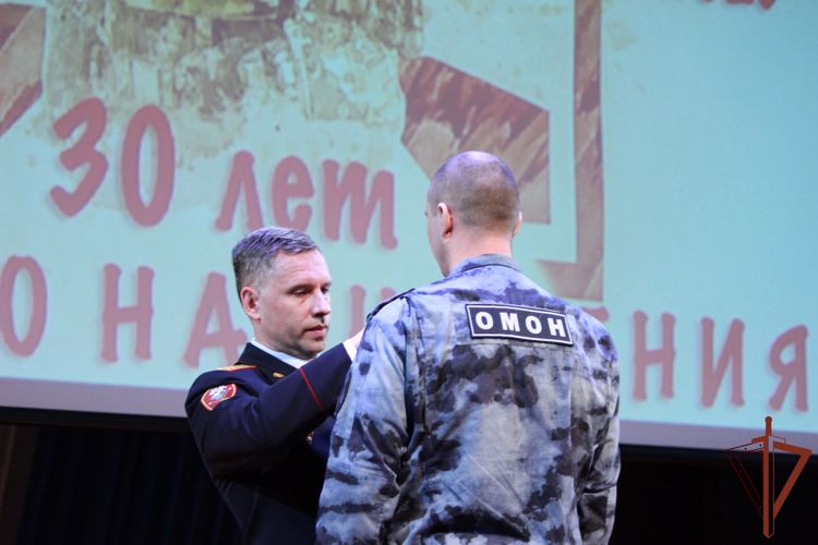 Новокузнецкий ОМОН «Рубеж» Росгвардии отметил 30-летие