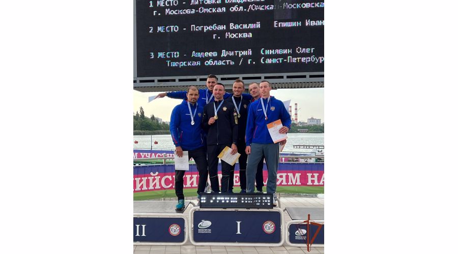 Росгвардейцы победили на чемпионате России по гребле на байдарках и каноэ в Краснодаре