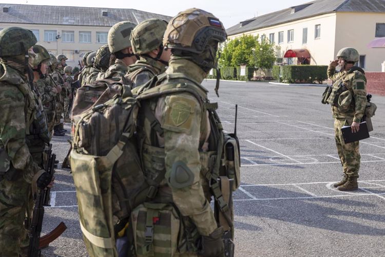 Боевая подготовка астраханского батальона