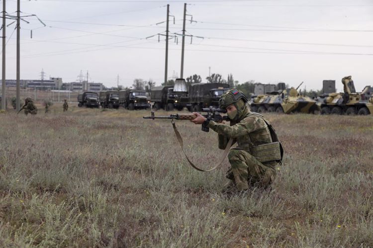 Боевая подготовка астраханского батальона