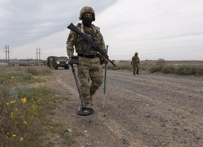 Боевая подготовка астраханского батальона
