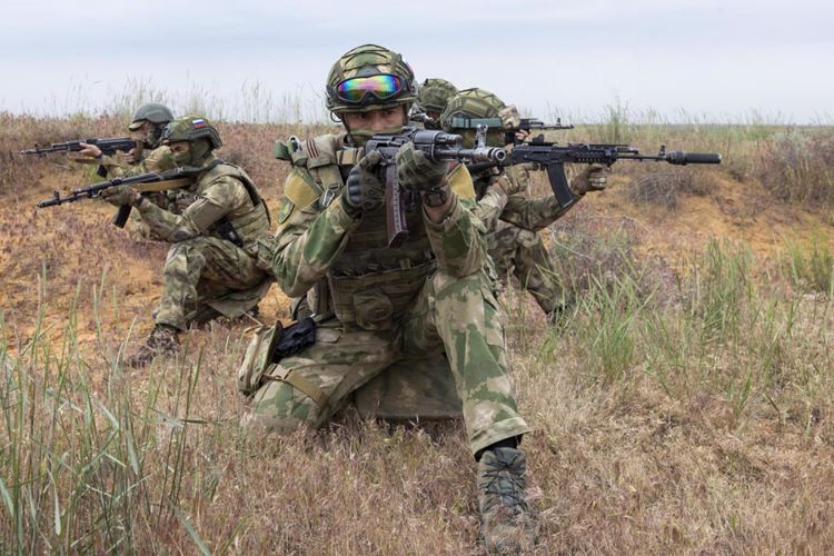 Боевая подготовка астраханского батальона