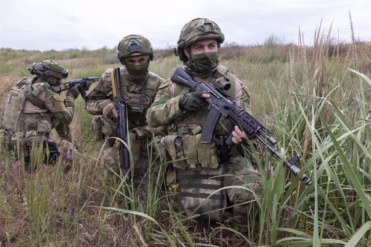 Боевая подготовка астраханского батальона