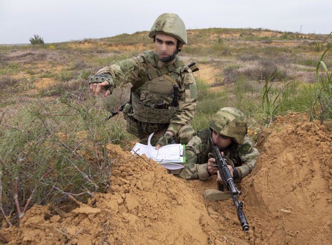 Боевая подготовка астраханского батальона