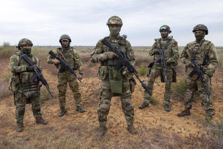 Боевая подготовка астраханского батальона