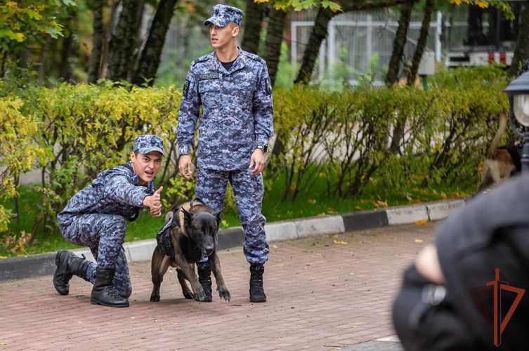 Кинологи Росгвардии обсудили современные методики дрессировки служебных собак