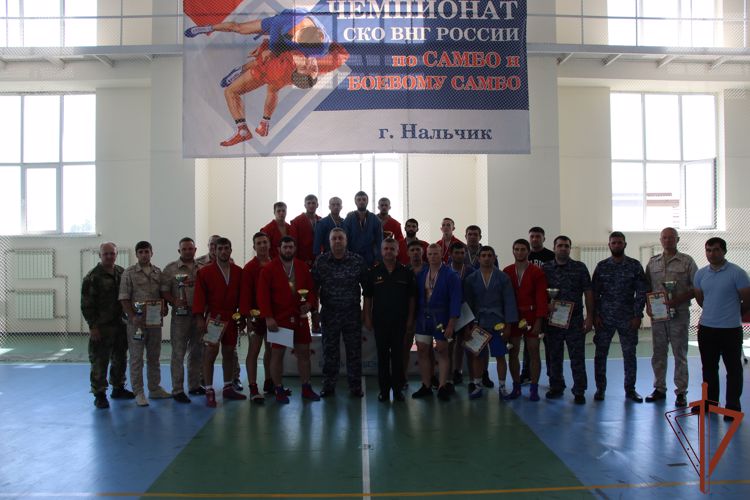 Завершился чемпионат Северо-Кавказского округа Росгвардии по самбо