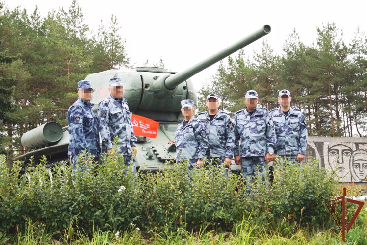 Сотрудники ОМОН «Бастион»  в Пулково провели посвящённое 80-летию разгрома немецко-фашистских войск в Курской битве мероприятие