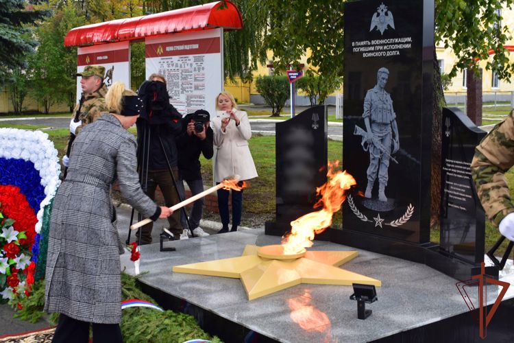 Мемориал павшим воинам Росгвардии открыли  в Новоуральске 
