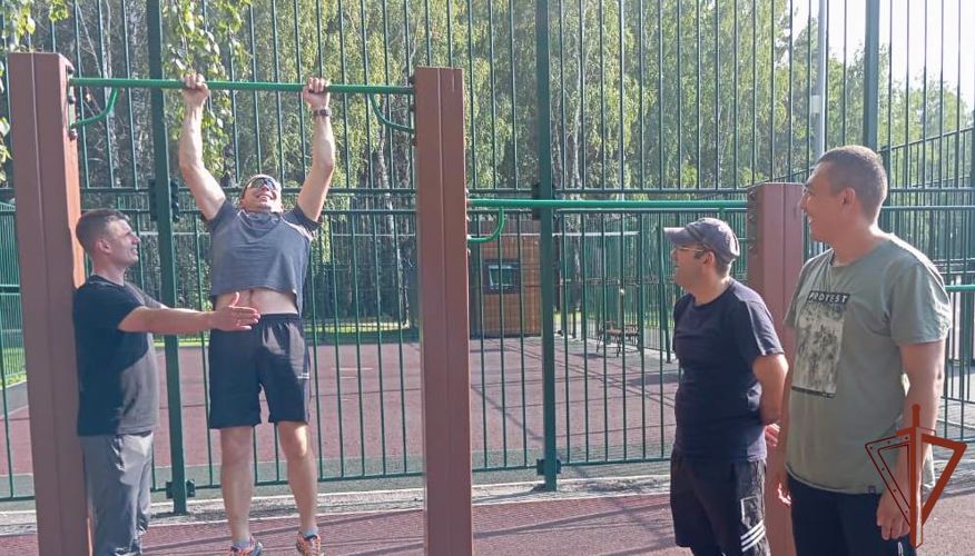 В День физкультурника росгвардейцы провели спортивные мероприятия в Тюменской области