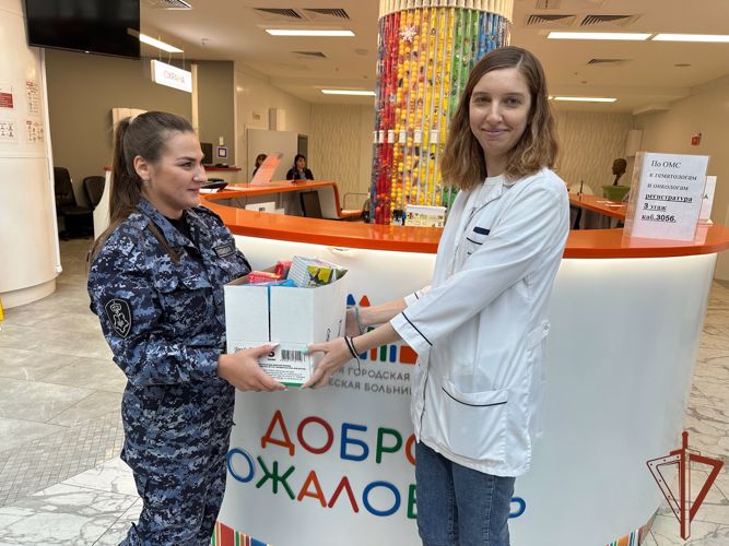 Сотрудники Центра специального назначения вневедомственной охраны Росгвардии приняли участии во всероссийской акции «Собери ребенка в школу»