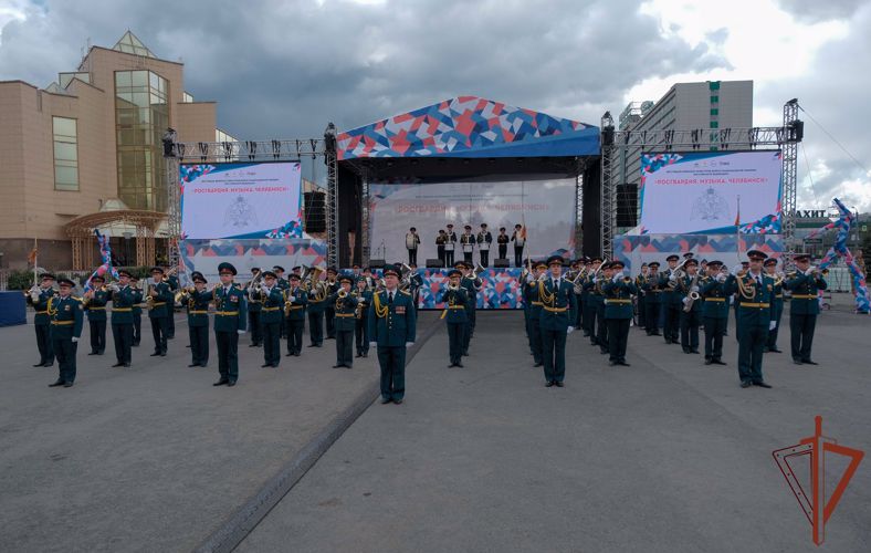 Фестиваль военных оркестров Уральского округа Росгвардии состоялся в Челябинске (видео)
