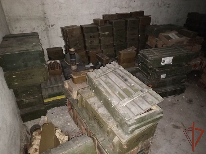 Росгвардейцы обнаружили более 270 тысяч боеприпасов в ЛНР