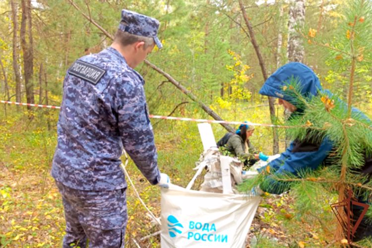 Росгвардейцы поддержали акцию «Зеленая Россия» на Урале