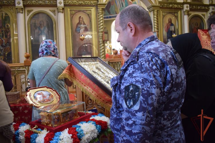 Росгвардейцы присоединились к Всероссийскому молебну о победе в Дагестане