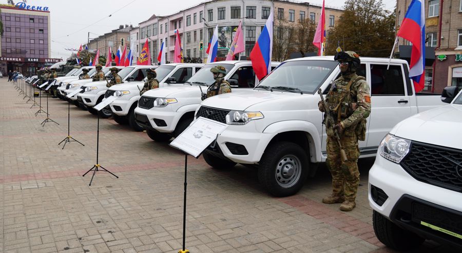 Брянские спецподразделения Росгвардии получили новую технику
