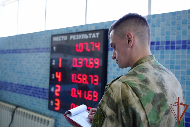 Прошли межрегиональные соревнования по плаванию Росгвардии в Хабаровском крае 