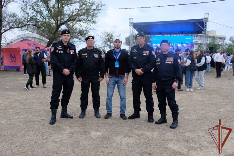  Росгвардейцы приняли участие в открытии Северо-Кавказского молодежного форума «Каспий – 2023»