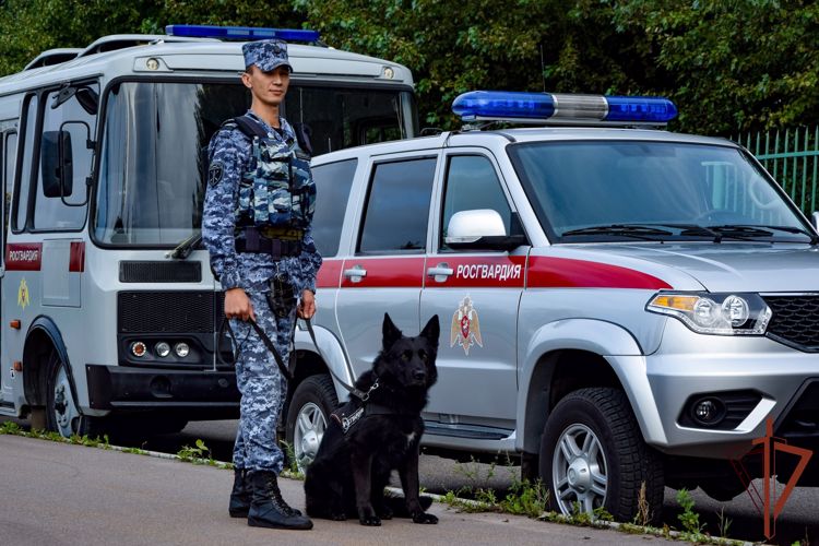 Росгвардейцы приняли участие в обеспечении правопорядка при проведении футбольного матча "Зенит"-"Локомотив" в Санкт-Петербурге