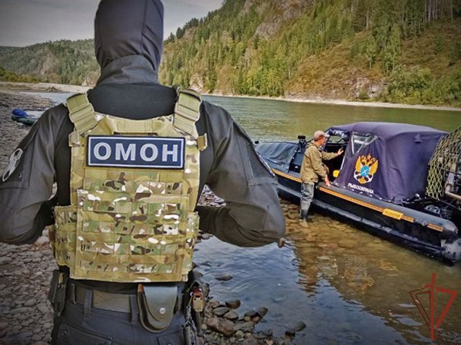 Спецназ Росгвардии в Хакасии оказал содействие в выявлении нарушений правил рыболовства