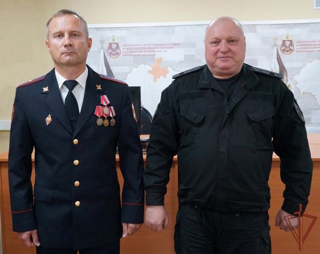 Росгвардеец награжден медалью "За спасение" в Кировской области