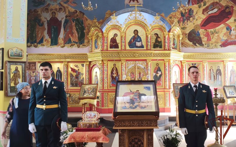 Росгвардейцы присоединились к всероссийскому молебну о победе в Чеченской Республике