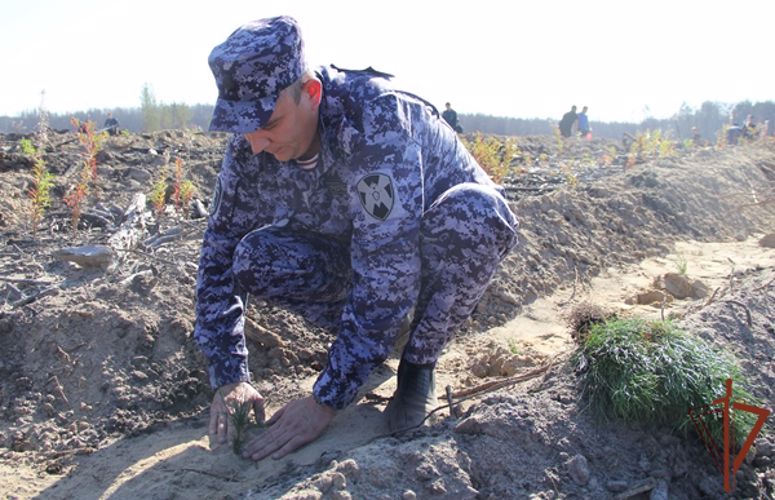 Росгвардейцы стали участниками всероссийских экологических  мероприятий на Урале