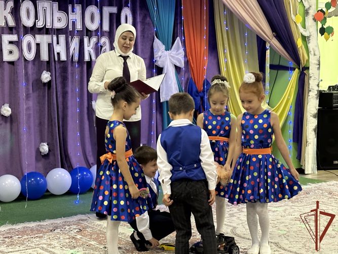 День работников дошкольного образования отметили в детском саду Росгвардии в Ингушетии