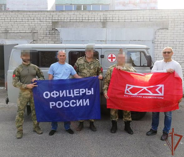 «Офицеры России» и курские заводчане помогают участвующим в СВО росгвардейцам