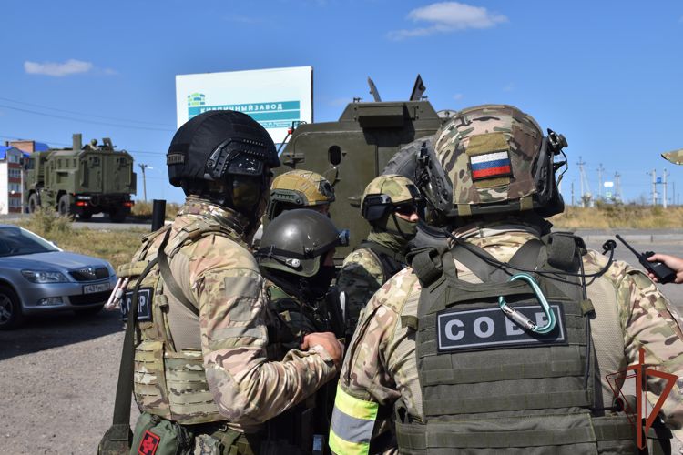 Росгвардия приняла участие в межведомственном учении в Калмыкии