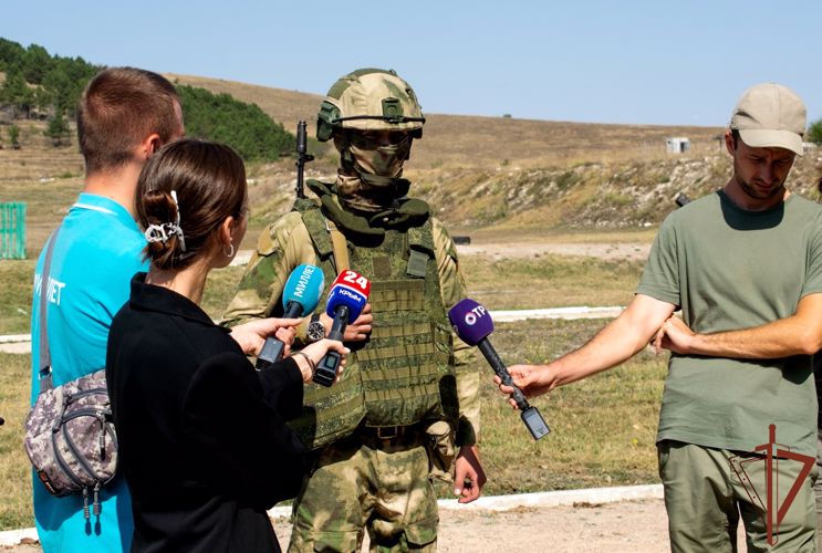 Добровольческий казачий батальон Росгвардии принял участие в комплексном тактико-специальном занятии  в Крыму 