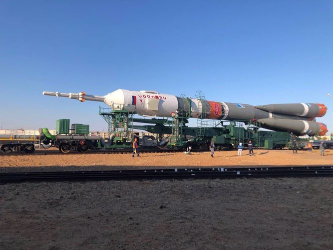 Росгвардия обеспечила безопасность транспортировки ракеты-носителя «Союз-2.1а» на космодроме «Байконур»