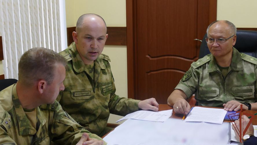 Росгвардия приняла участие в межрегиональных командно-штабных учениях Министерства сельского хозяйства в Омской области