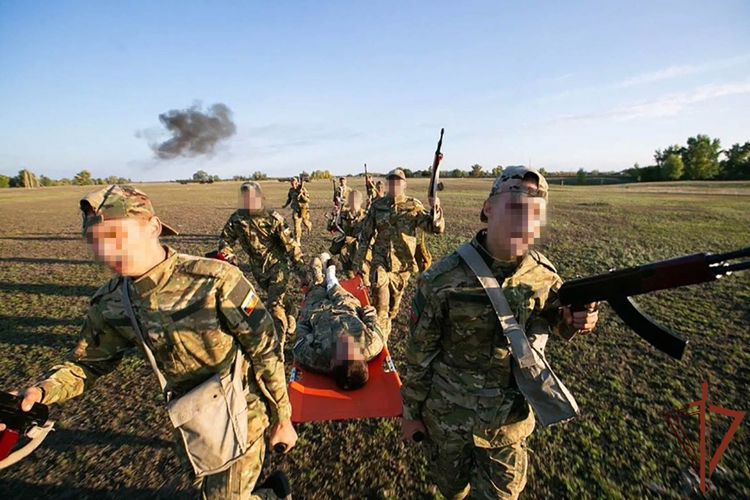 Учащиеся профильного класса Росгвардии из Запорожской области стали финалистами «Зарницы Поволжья - 2023»