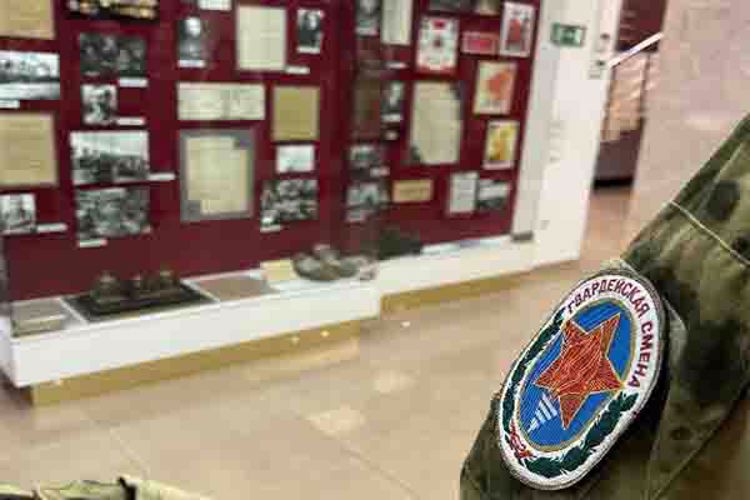 Курсанты гвардейской смены посетили главный музей Росгвардии в Москве