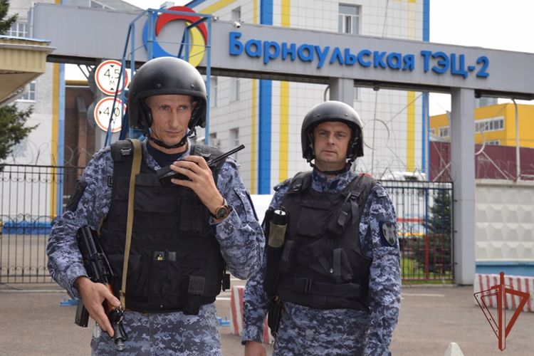 При участии Росгвардии прошли межведомственные противопожарные учения в Алтайском крае