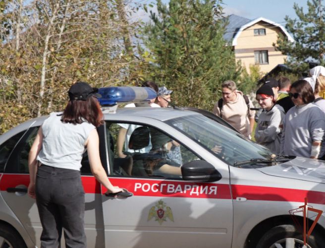 Росгвардейцы приняли участие в мероприятии «Движения Первых» в Калужской области 