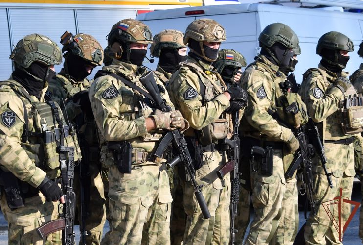 Cпецназовцы Росгвардии приняли участие в тактико-специальном учении в Самаре