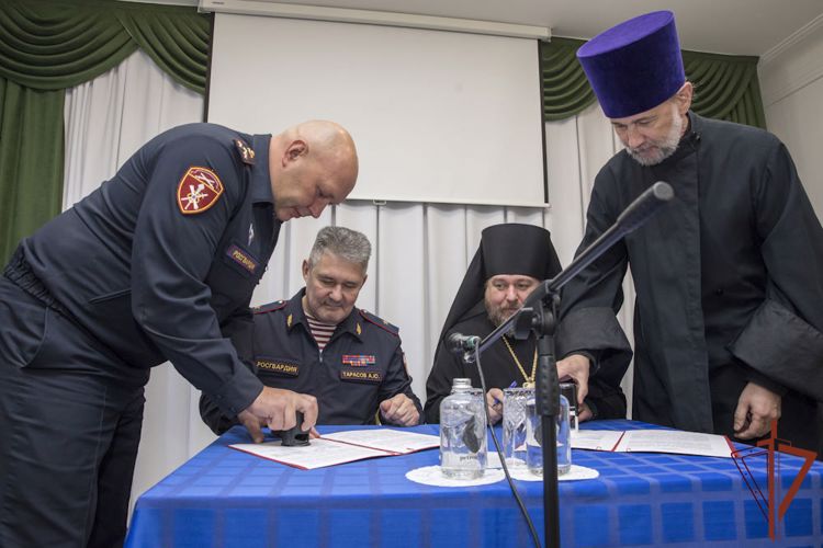 Подписано соглашение о взаимодействии Росгвардии со Староладожским Никольским монастырем