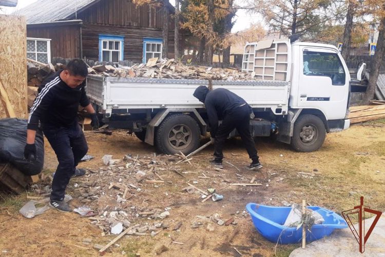Росгвардейцы помогли семье мобилизованного жителя Бурятии